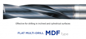 Flat-MultiDrill-MDF-可加工柱面的整體硬質合金鑽頭