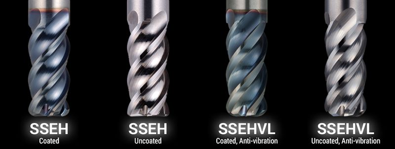 SSEH 系列 – 適用於難切削合金的圓角立銑刀