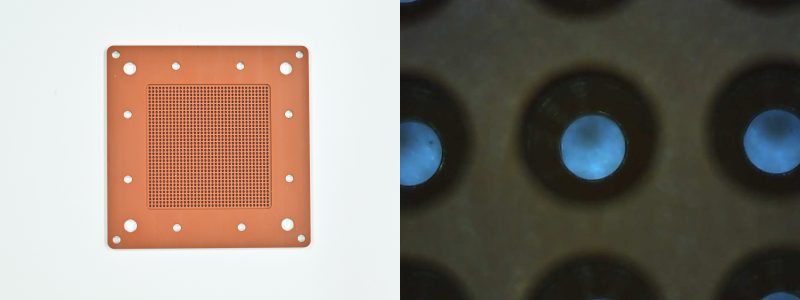 ATOM drill bit-micro hole processing of engineering plastic substrate